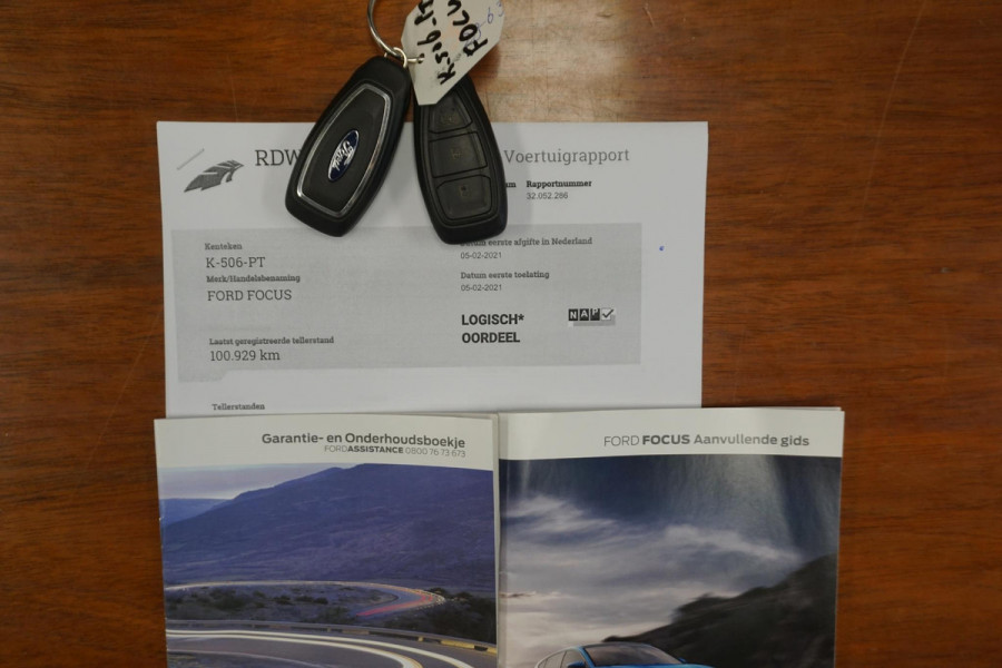 Ford FOCUS Wagon 1.0 125PK EcoB. Hybrid Titanium X Business 1e Eigenaar.