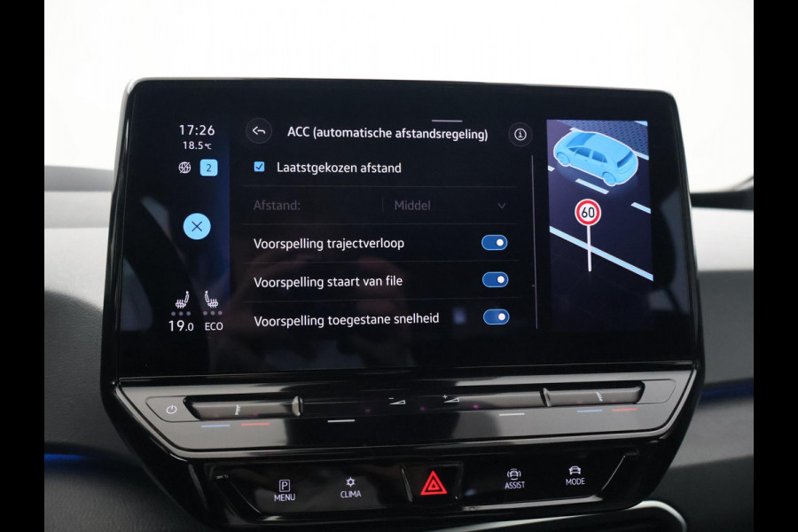 Volkswagen ID.3 PRO 58 KWH + SFEERVERLICHTING | HEAD-UP | ADAPTIVE CRUISE | 18 INCH | STOELVERW. | CARPLAY