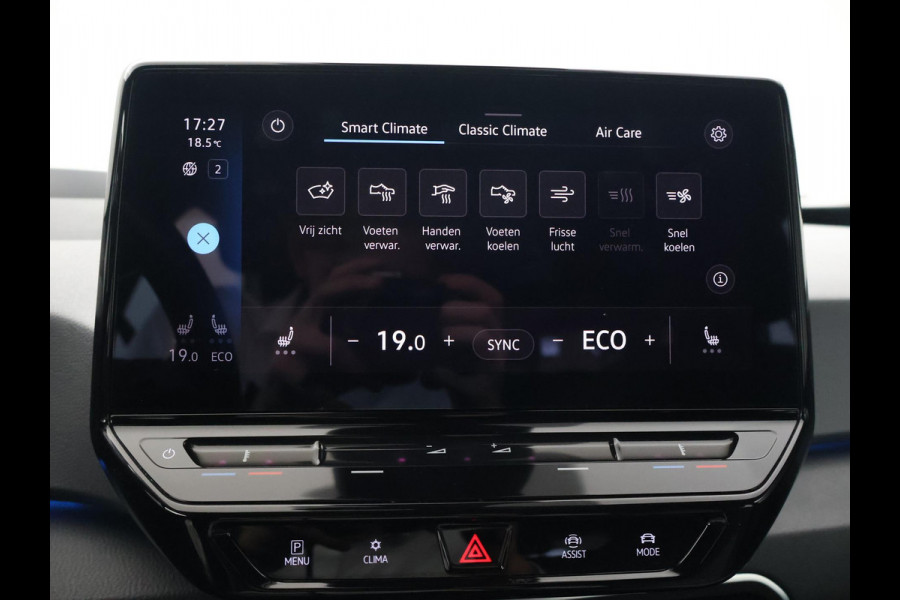 Volkswagen ID.3 PRO 58 KWH + SFEERVERLICHTING | HEAD-UP | ADAPTIVE CRUISE | 18 INCH | STOELVERW. | CARPLAY
