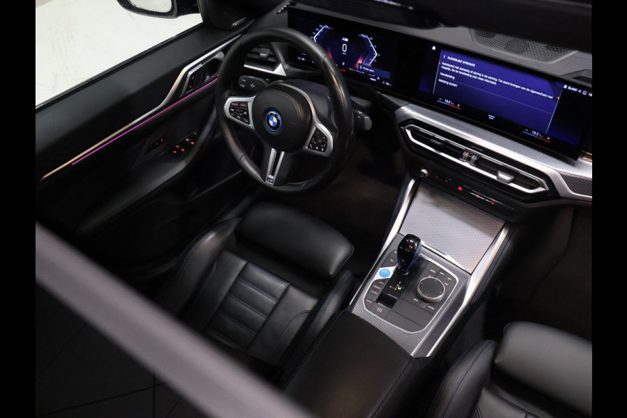 BMW i4 M50 High Executive 84 kWh [SCHUIFKANTELDAK, HARMAN/KARDON, APPLE CARPLAY, ANDROID, CRUISE CONTROL, STOELVERWARMING, MEMORY SEATS, HEAD UP DISPLAY,  DIGITAL DASH, CAMERA, PDC 360, LEDER, SFEERVERLICHTING, ELEKTRISCHE A