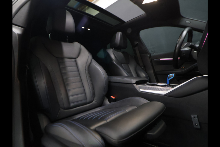 BMW i4 M50 High Executive 84 kWh [SCHUIFKANTELDAK, HARMAN/KARDON, APPLE CARPLAY, ANDROID, CRUISE CONTROL, STOELVERWARMING, MEMORY SEATS, HEAD UP DISPLAY,  DIGITAL DASH, CAMERA, PDC 360, LEDER, SFEERVERLICHTING, ELEKTRISCHE A