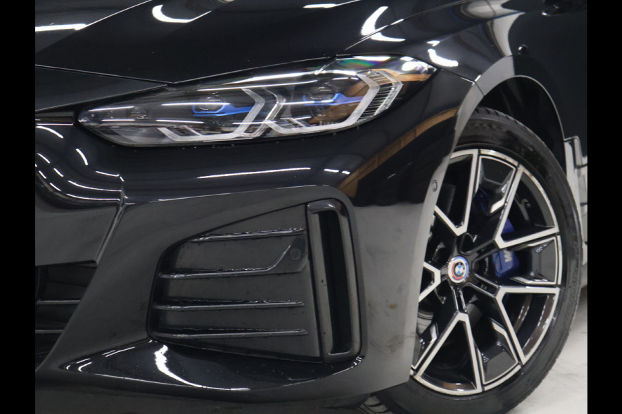 BMW i4 M50 High Executive 84 kWh [SCHUIFKANTELDAK, HARMAN/KARDON, APPLE CARPLAY, ANDROID, CRUISE CONTROL, STOELVERWARMING, MEMORY SEATS, HEAD UP DISPLAY,  DIGITAL DASH, CAMERA, PDC 360, LEDER, SFEERVERLICHTING, ELEKTRISCHE A