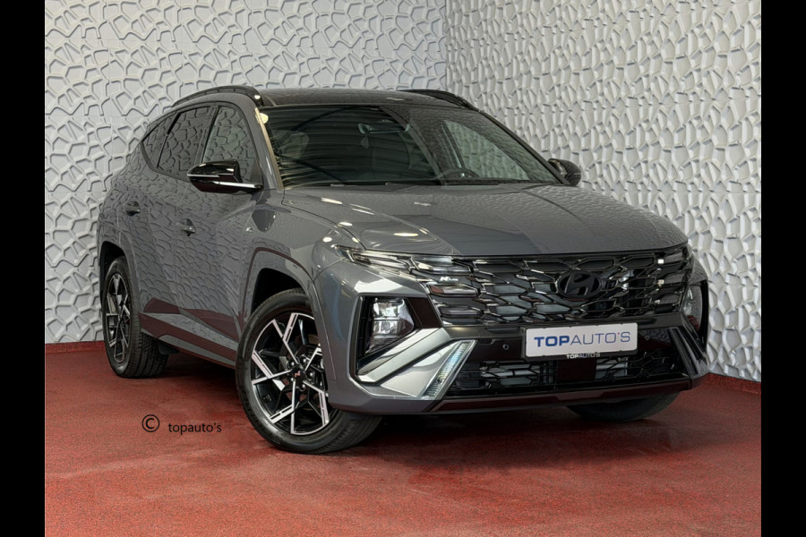 Hyundai Tucson NW AUTO 4WD 288PK N LINE + 1.6 T-GDI PHEV SKY PANO CAMERA STOELVERWARM 19" LMV ZWARTE HEMEL STUURVERW. PLUG IN HYBRIDE 4X4 AWD