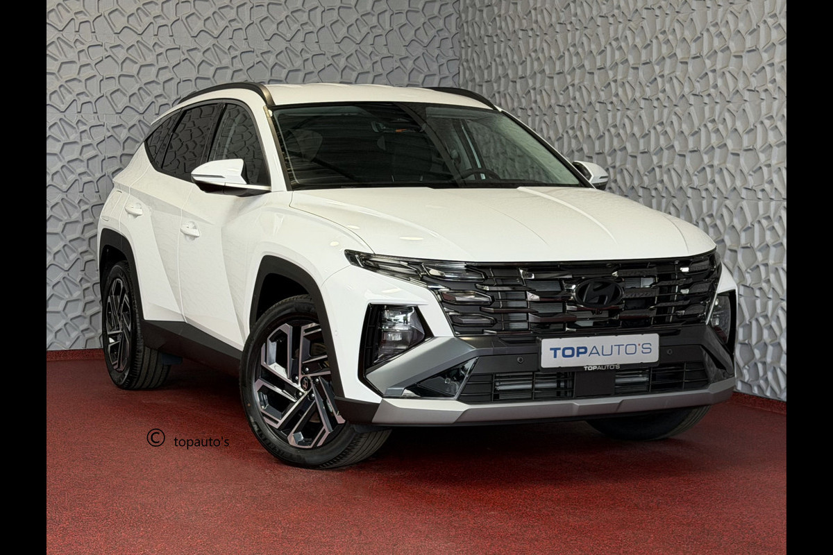 Hyundai Tucson 1.6 T-GDI PHEV N-LINE 360.CAMERA WIT ELEK.KLEP ELEK.STOEL/GEHEUGEN VERWARMD/KOELING SUBWFR 19"LMV ZWARTE HEMEL STUURVERW. PLUG IN HYBRIDE
