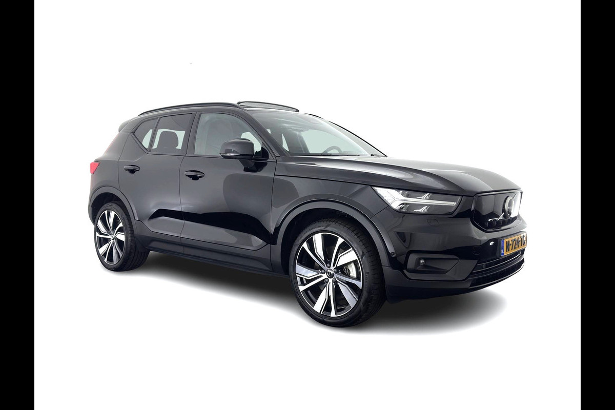 Volvo XC40 Recharge Pure Black Edition [3-Fase-11kW] {SoH-94%} (INCL-BTW) Aut. *HEATPUMP | PANO | MEMORY-PACK | HARMAN/KARDON | ADAPTIVE-CRUISE | DIGI-COCKPIT | BLIND-SPOT | NAVI-FULLMAP | TOPVIEW | ECC | PDC | KEYLESS | HEATED-SPORTSEATS | 20''ALU*