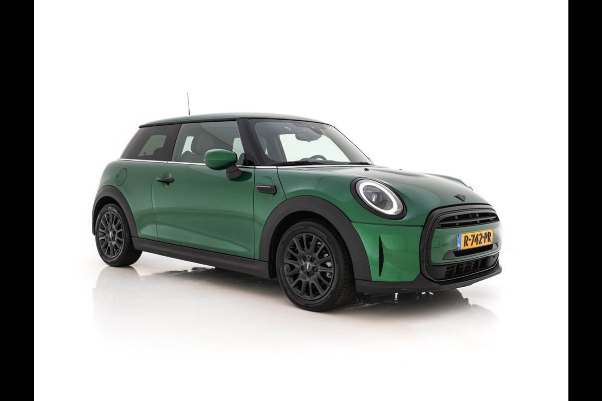 MINI 3-deurs 1.5 One Business Edition (INCL-BTW) Aut. *LEATHER-FABRIC | FULL-LED | NAVI-FULLMAP | SPORTSEATS | AMBIENTLIGHT | DIGI-COCKPIT | PRIVACY-GLASS | DAB+ | ECC | PDC | UNION-JACK LED |  CRUISE | CAMERA | KEYLESS | 16''ALU