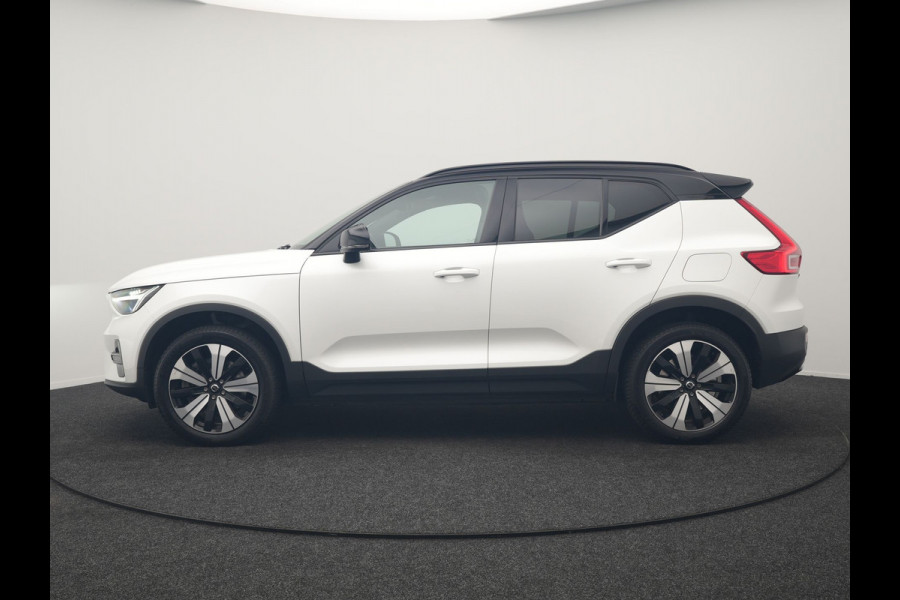 Volvo XC40 Recharge Plus 70 kWh 231pk Dealer O.H | Trekhaak Af Fabriek | Warmtepomp | Adaptive Cruise | Camera | Sportstoelen & Stuur Verwarmd | Google Assistent | Pilot Assist | Apple Carplay | Virutal Cockpit | DAB | 19"L.M