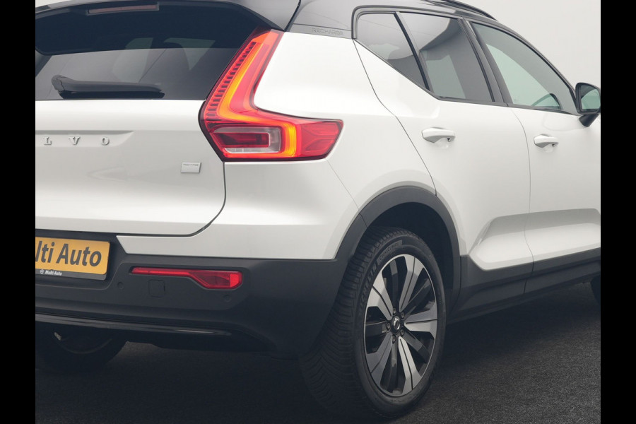 Volvo XC40 Recharge Plus 70 kWh 231pk Dealer O.H | Trekhaak Af Fabriek | Warmtepomp | Adaptive Cruise | Camera | Sportstoelen & Stuur Verwarmd | Google Assistent | Pilot Assist | Apple Carplay | Virutal Cockpit | DAB | 19"L.M