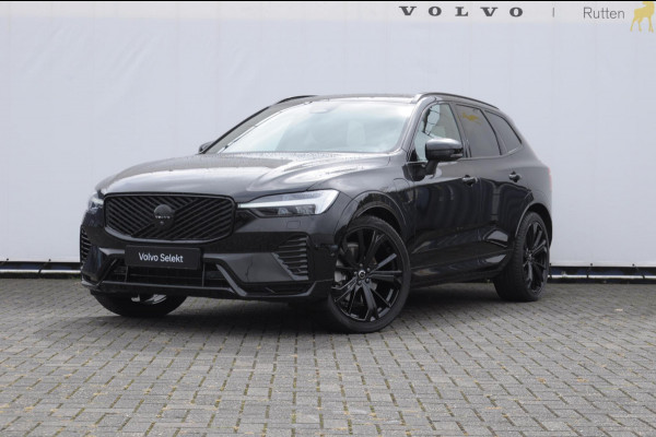 Volvo XC60 T6 350PK Automaat AWD Ultra Black Edition Trekhaak / Luchtvering / Facelift/ Head-up display/ Harman Kardon audio/ BLIS/ Elektrischbedienbare stoelen met geheugen / Panoramadak/ Adaptive cruise control/ Pilot assist/ Apple Carplay/ Android auto/