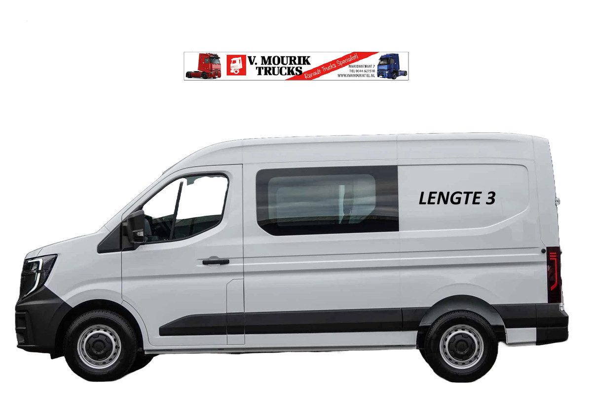 Renault Master 170.35 L3H2 - V-11-KNG - DUBBELE CABINE - 2x ZIJSCHUIFDEUR - TREKHAAK - EURO 6 - BPM VRIJ!