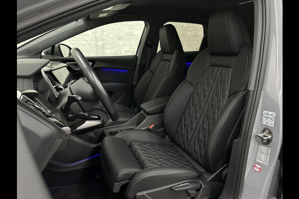 Audi Q4 e-tron 40 204pk 77 kWh | #RS-Leder | 96,7% SOH | 5x Q4 OP VOORRAAD! | ACC | Matrix-LED | Sfeerverlichting | 3 Zone Clima | Carplay | Getint Glas | Zwarte Hemelbekleding | Kieselgrau | Btw auto, 27150,= ex. | Bovag garantie. 4x Q4 op voorraad!