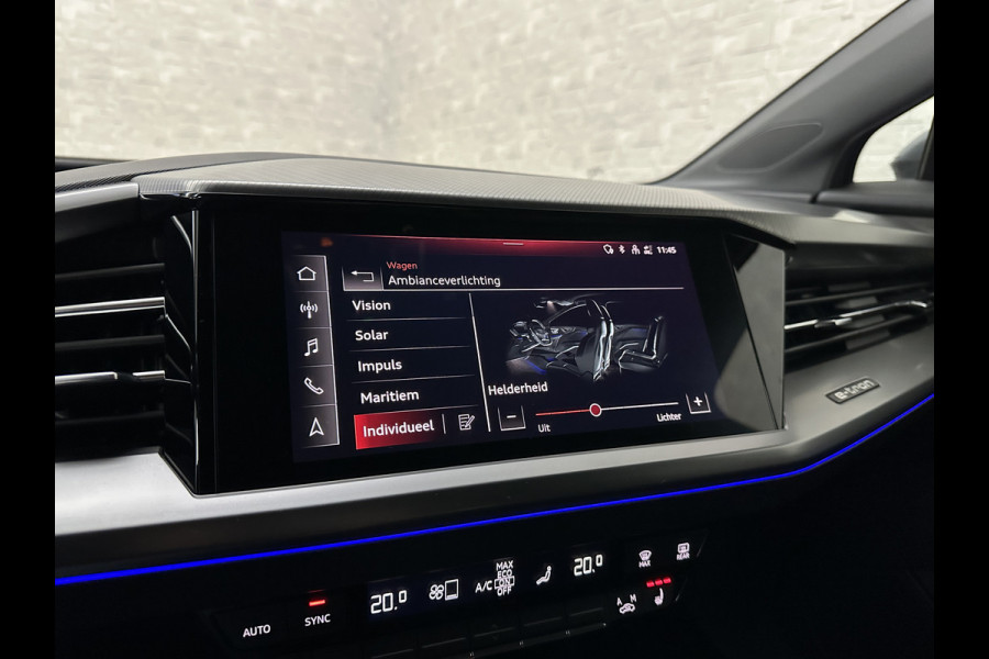 Audi Q4 e-tron 40 204pk 77 kWh | #RS-Leder | 96,7% SOH | 5x Q4 OP VOORRAAD! | ACC | Matrix-LED | Sfeerverlichting | 3 Zone Clima | Carplay | Getint Glas | Zwarte Hemelbekleding | Kieselgrau | Btw auto, 27150,= ex. | Bovag garantie. 4x Q4 op voorraad!