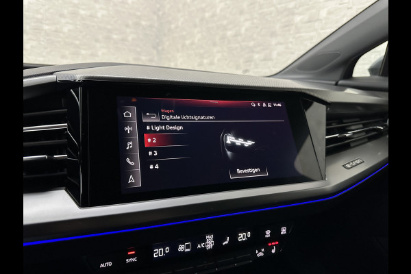 Audi Q4 e-tron 40 204pk 77 kWh | #RS-Leder | 96,7% SOH | 5x Q4 OP VOORRAAD! | ACC | Matrix-LED | Sfeerverlichting | 3 Zone Clima | Carplay | Getint Glas | Zwarte Hemelbekleding | Kieselgrau | Btw auto, 27150,= ex. | Bovag garantie. 4x Q4 op voorraad!