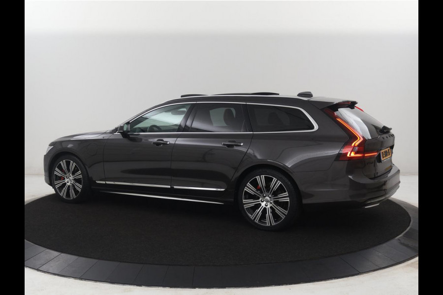 Volvo V90 2.0 T8 AWD Inscription Exclusive | SOH 81,9% | Panoramadak | Memory | Leder | Adaptive cruise | Stuur/stoel verwarming | Harman/Kardon | Head-up | 360 camera | Park assist | Carplay