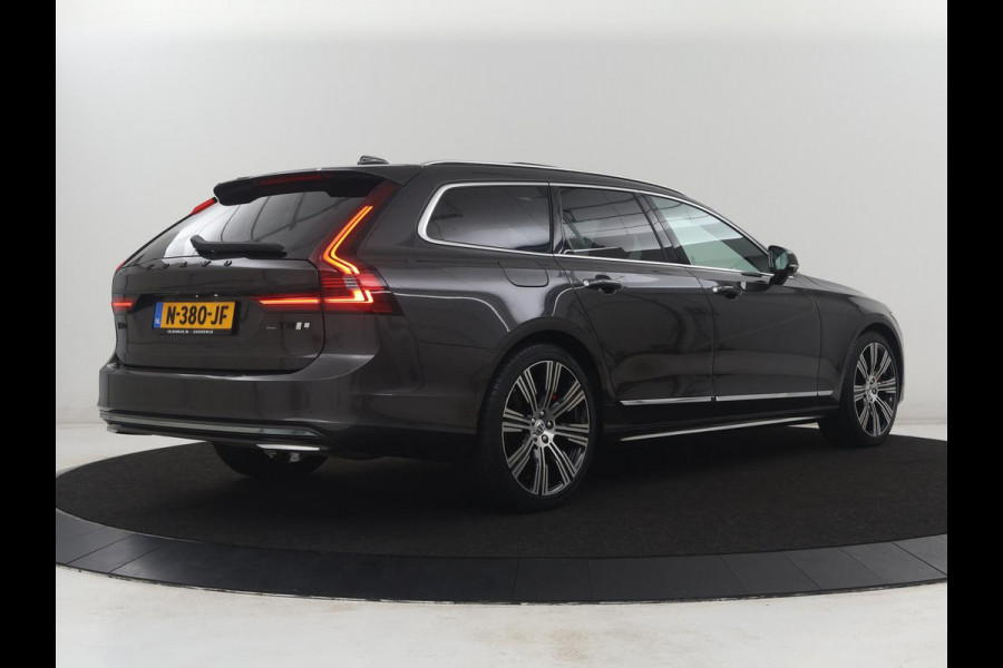 Volvo V90 2.0 T8 AWD Inscription Exclusive | SOH 81,9% | Panoramadak | Memory | Leder | Adaptive cruise | Stuur/stoel verwarming | Harman/Kardon | Head-up | 360 camera | Park assist | Carplay