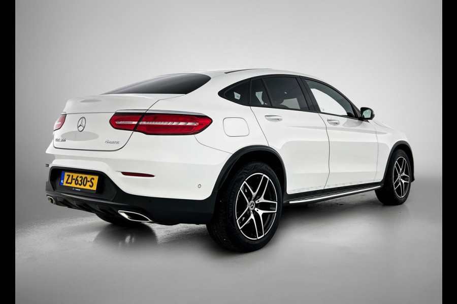 Mercedes-Benz GLC-Coupé 300 4-MATIC AMG | Night pakket | Schuifdak | Treeplanken | Burmester Sound | 360gr Camera | Lederen bekleding | ALL SEASONS banden Inclusief 12 Maanden Garantie.