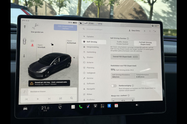 Tesla Model 3 Premium Long Range AWD 78 kWh VAN: 50.900,- VOOR: 47.440,- UW HERFSTVOORDEEL: 3.460,-| 8.000KM!| TESLA GARANTIE T/M 6-2030 OF 80.000KM! ACCU + AANDRIJFLIJN T/M 2034 OF 192.000KM!|