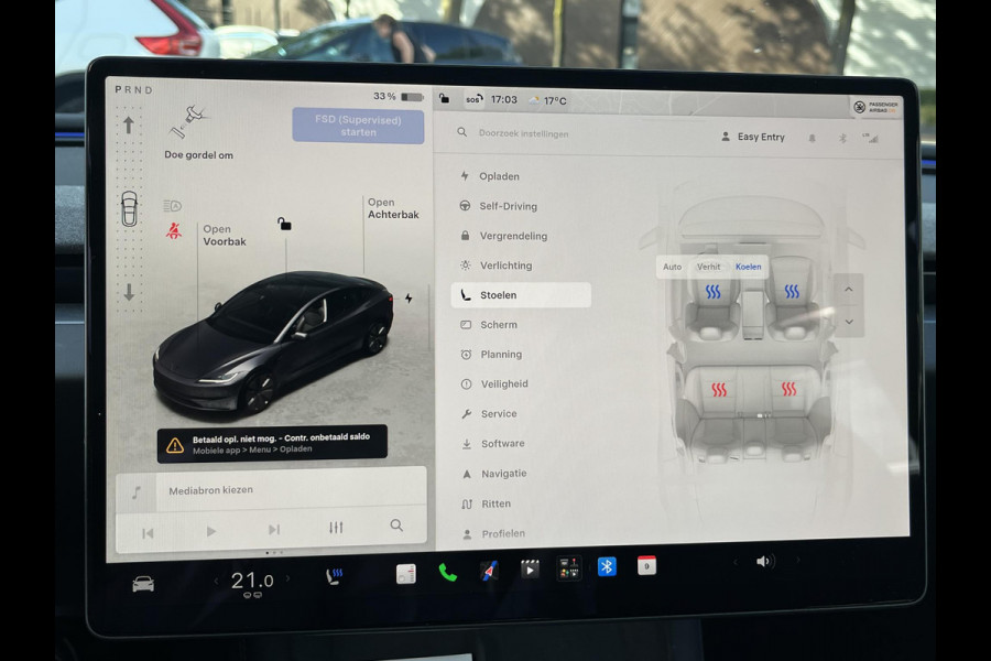Tesla Model 3 Premium Long Range AWD 78 kWh VAN: 50.900,- VOOR: 47.440,- UW HERFSTVOORDEEL: 3.460,-| 8.000KM!| TESLA GARANTIE T/M 6-2030 OF 80.000KM! ACCU + AANDRIJFLIJN T/M 2034 OF 192.000KM!|