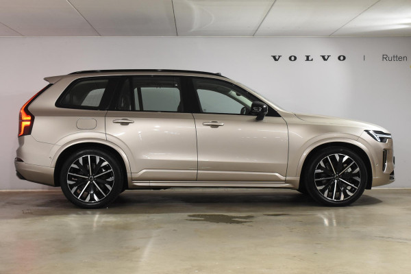 Volvo XC90 T8 455PK Plug-in hybrid AWD Ultra Dark / Bowers & Wilkins / Luchtvering / Head-Up Display / 360 Camera / Massagestoelen / Elektrisch bedienbare stoelen met geheugen / Stoelventilatie / Nappaleder / Elektrisch uitklapbare trekhaak / Gelamineerde ruiten