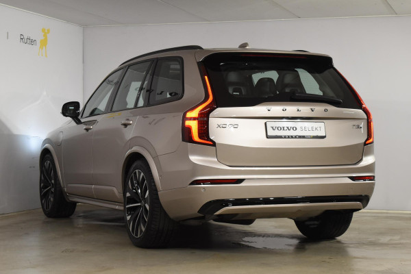 Volvo XC90 T8 455PK Plug-in hybrid AWD Ultra Dark / Bowers & Wilkins / Luchtvering / Head-Up Display / 360 Camera / Massagestoelen / Elektrisch bedienbare stoelen met geheugen / Stoelventilatie / Nappaleder / Elektrisch uitklapbare trekhaak / Gelamineerde ruiten