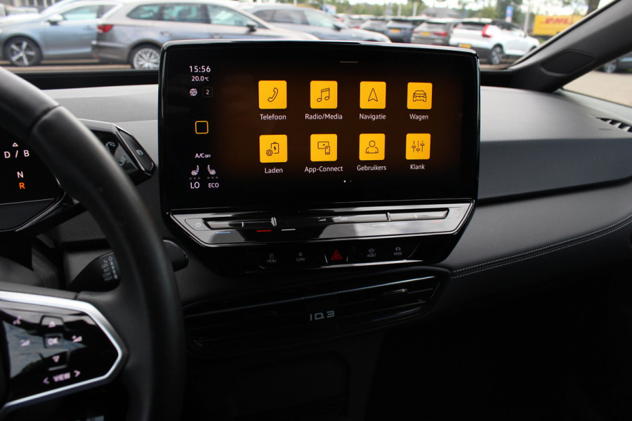 Volkswagen ID.3 Pro Business 59 kWh / SoH 93,1% / Camera / Leder / CarPlay / Matrix LED / Keyless / 19'' / Sfeerverlichting / Stoelverwarming / DAB / ACC