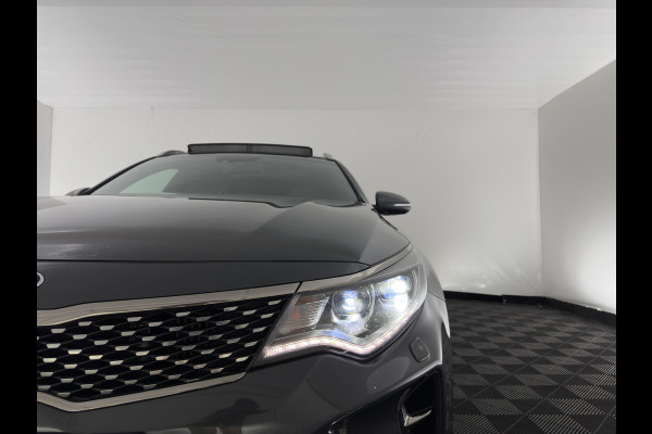Kia Optima Sportswagon 1.7 CRDi GT-Line (INCL-BTW)  Aut. *PANO | LEATHER | FULL-LED | HARMAN/KARDON-AUDIO  | ADAPTIVE-CRUISE | BLINDSPOT | TOPVIEW | KEYLESS | HEATED-COMFORTSEATS | NAVI-FULLMAP | SHIFTPADDLES | PRIVACY-GLASS | DAB