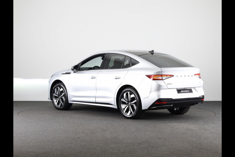 Škoda Enyaq Coupé Sportline 204 pk | Elektrisch verstelbare voorstoel met geheugen | Panoramadak | Parkeercamera | Dode hoek detectie