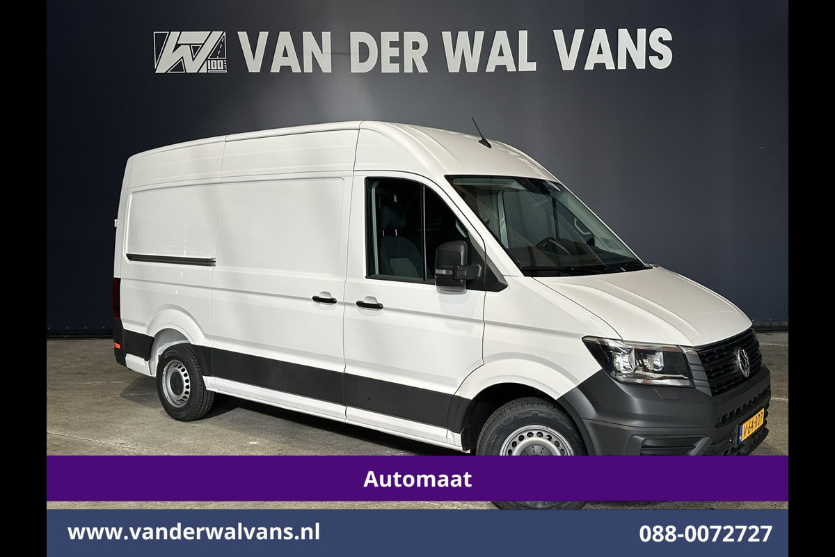 Volkswagen Crafter 2.0 TDI 141pk Automaat L3H3 L2H2 Euro6 Airco | Camera | Apple Carplay | 3000kg Trekhaak | Adaptieve Cruisecontrol Android Auto, Chauffeursstoel, Parkeersensoren, Stoelverwarming, Tachograaf
