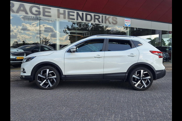 Nissan QASHQAI 1.2 Tekna + | Pano | Trekhaak | NAP | Leder | 360Cam | Navi | Climate | LED | Onderhoudshistorie |