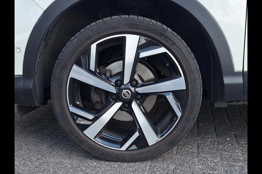 Nissan QASHQAI 1.2 Tekna + | Pano | Trekhaak | NAP | Leder | 360Cam | Navi | Climate | LED | Onderhoudshistorie |