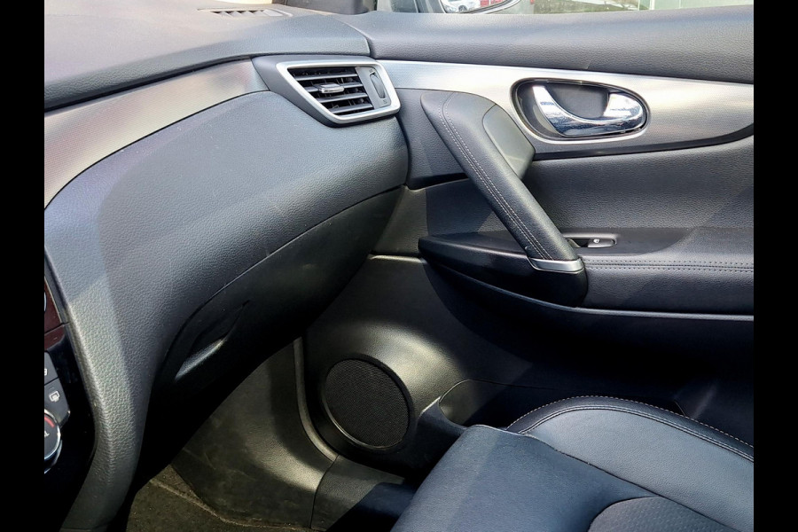 Nissan QASHQAI 1.2 Tekna + | Pano | Trekhaak | NAP | Leder | 360Cam | Navi | Climate | LED | Onderhoudshistorie |