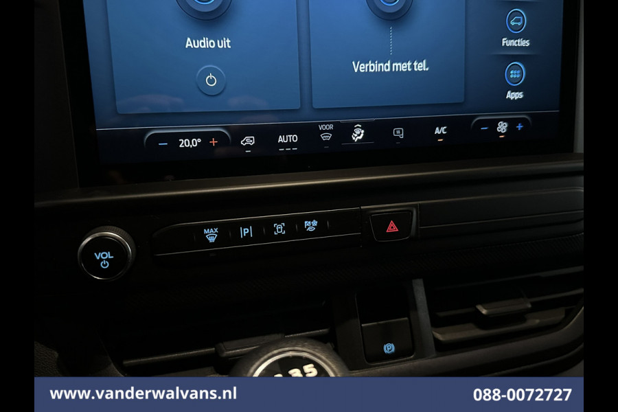 Ford Transit Custom 2.0 TDCI L1H1 Euro6 Airco | Camera | LED | Apple Carplay | Cruisecontrol Verwarmde Voorruit, Android Auto, Parkeersensoren, Bijrijdersbank