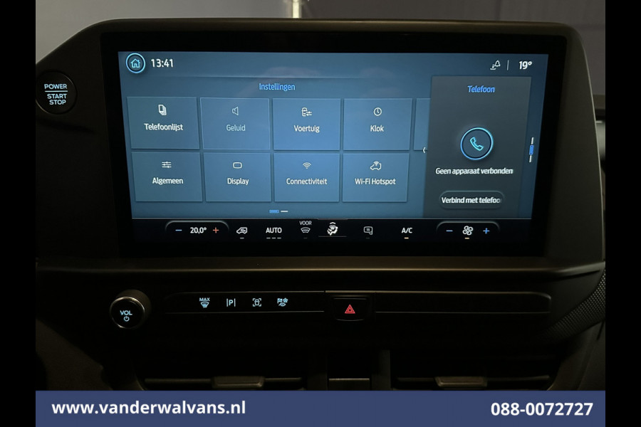 Ford Transit Custom 2.0 TDCI L1H1 Euro6 Airco | Camera | LED | Apple Carplay | Cruisecontrol Verwarmde Voorruit, Android Auto, Parkeersensoren, Bijrijdersbank