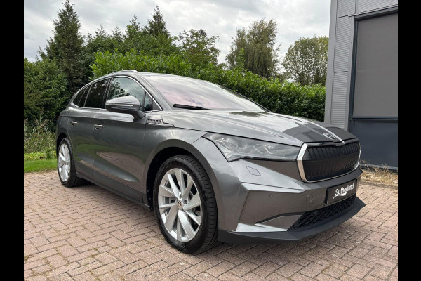 Škoda ENYAQ iV Business Edition 80 Design Selection Suite 204PK | SOH 94% | Wegklapbare Trekhaak | Warmtepomp | Navigatie | 360-Graden Camera | 20" LMV | Elektr. Klep