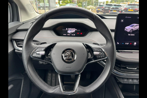 Škoda ENYAQ iV Business Edition 80 Design Selection Suite 204PK | SOH 94% | Wegklapbare Trekhaak | Warmtepomp | Navigatie | 360-Graden Camera | 20" LMV | Elektr. Klep