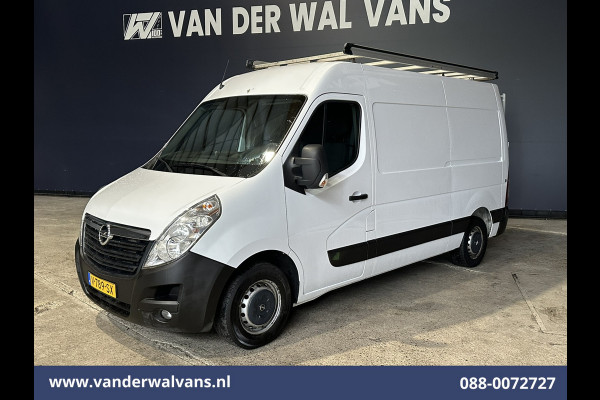 Opel Movano 2.3 CDTI 146pk L2H2 Euro6 Airco | Camera | Omvormer | Imperiaal | Navigatie 2500kg Trekhaak, Cruisecontrol, Parkeersensoren, Bijrijdersbank