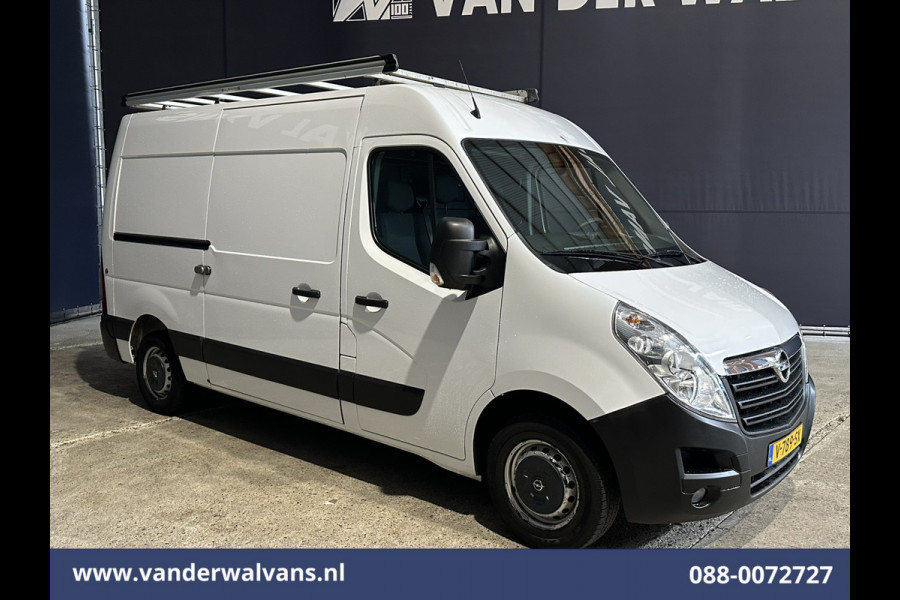 Opel Movano 2.3 CDTI 146pk L2H2 Euro6 Airco | Camera | Omvormer | Imperiaal | Navigatie 2500kg Trekhaak, Cruisecontrol, Parkeersensoren, Bijrijdersbank