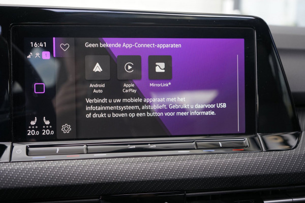 Volkswagen Golf 8 VIII 1.5 eTSI R-Line AUTOMAAT BLACK STYLE|ACC|CAMERA|HARMAN KARDON|HEADUP|IQ LIGHT|KEYLESS|MODE|PANORAMA