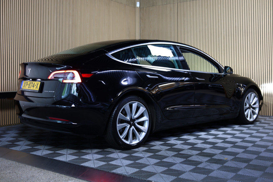 Tesla Model 3 Long Range AWD 75 kWh AVM CLIMA NAVI PDC CAMERA 360 PDC LEDER LED '19