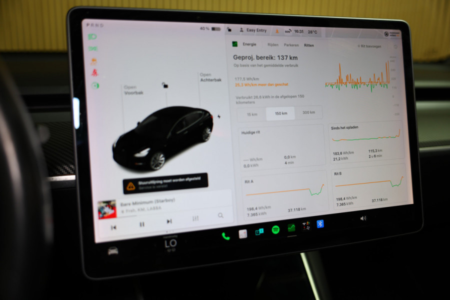 Tesla Model 3 Long Range AWD 75 kWh AVM CLIMA NAVI PDC CAMERA 360 PDC LEDER LED '19