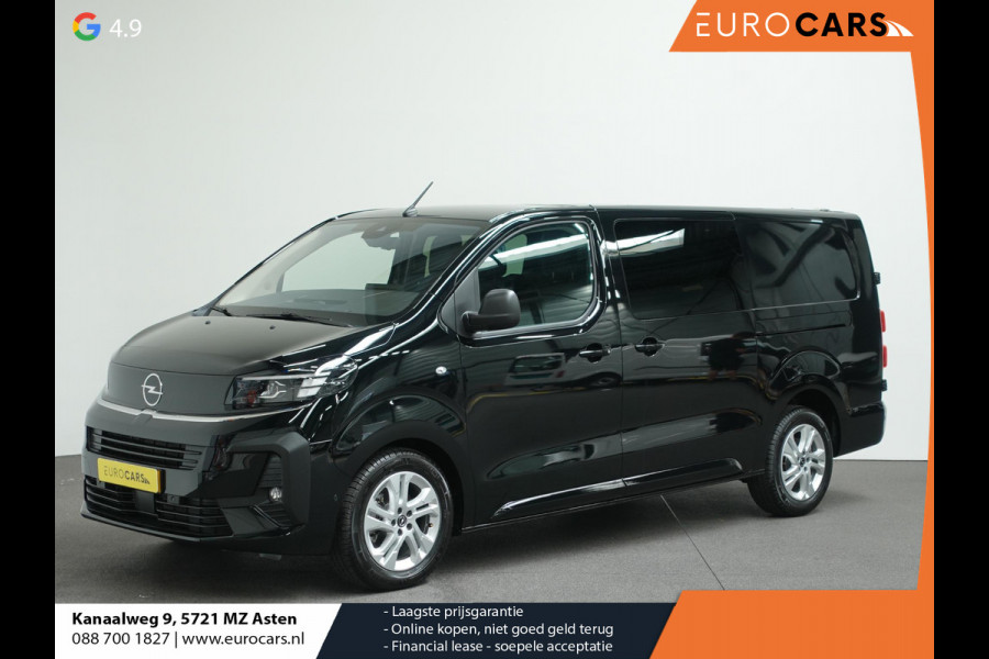 Opel Vivaro 2.0 Diesel 180 S&S L3 Automaat Dubbele Cabine 2 schuifdeuren Apple CarPlay Navigatie Climate Control Camera Cruise Control Trekhaak lichtmetalen velgen