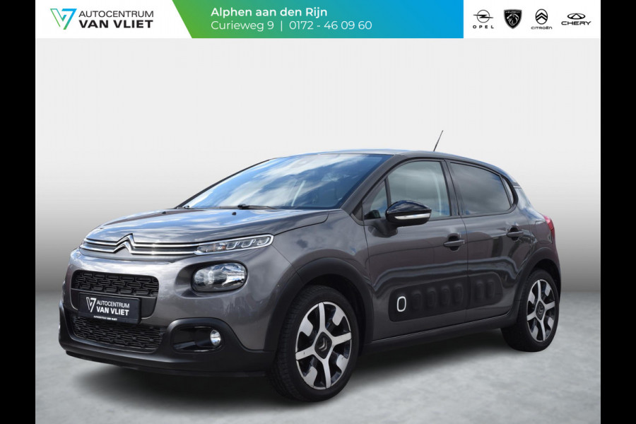 Citroën C3 1.2 PureTech S&S Shine | AUTOMAAT | 110 PK | TREKHAAK | PARKEERSENSOREN MET CAMERA | NAVI | CARPLAY | CLIMATE CONTROL