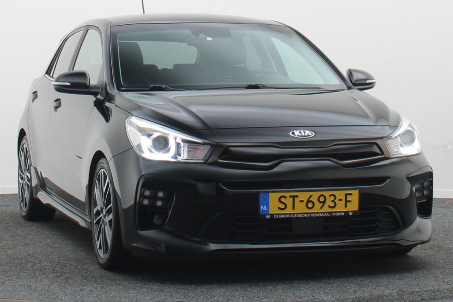 Kia Rio 1.0 TGDI GT-Line Camera, Apple CarPlay, KeyLess, Leder/Stof, Navi, PDC, 17"