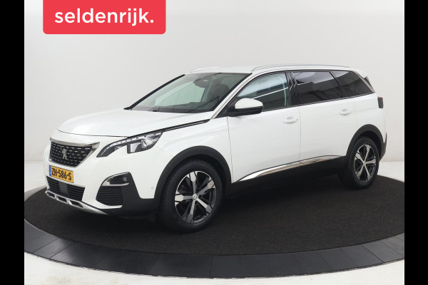 Peugeot 5008 1.2 PureTech Allure | 7p | Trekhaak | Carplay | Camera | Elektrische kofferbak | Cruise control | Navigatie | Stoelverwarming | LED | Sfeerverlichting | Automaat | Half leer