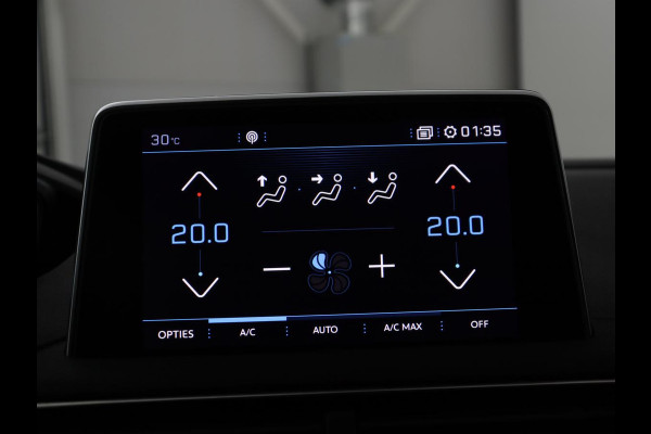 Peugeot 5008 1.2 PureTech Allure | 7p | Trekhaak | Carplay | Camera | Elektrische kofferbak | Cruise control | Navigatie | Stoelverwarming | LED | Sfeerverlichting | Automaat | Half leer