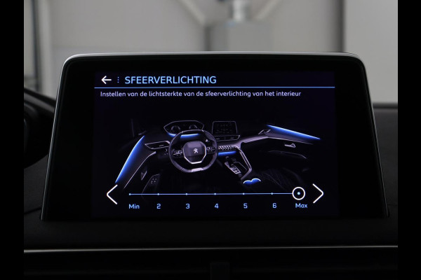 Peugeot 5008 1.2 PureTech Allure | 7p | Trekhaak | Carplay | Camera | Elektrische kofferbak | Cruise control | Navigatie | Stoelverwarming | LED | Sfeerverlichting | Automaat | Half leer