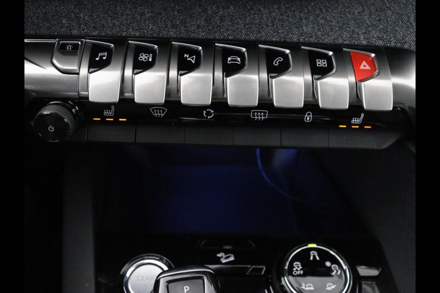 Peugeot 5008 1.2 PureTech Allure | 7p | Trekhaak | Carplay | Camera | Elektrische kofferbak | Cruise control | Navigatie | Stoelverwarming | LED | Sfeerverlichting | Automaat | Half leer