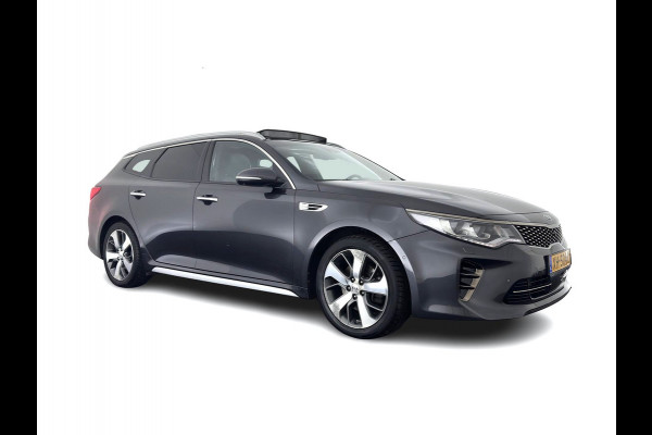 Kia Optima Sportswagon 1.7 CRDi GT-Line (INCL-BTW)  Aut. *PANO | LEATHER | FULL-LED | HARMAN/KARDON-AUDIO  | ADAPTIVE-CRUISE | BLINDSPOT | TOPVIEW | KEYLESS | HEATED-COMFORTSEATS | NAVI-FULLMAP | SHIFTPADDLES | PRIVACY-GLASS | DAB