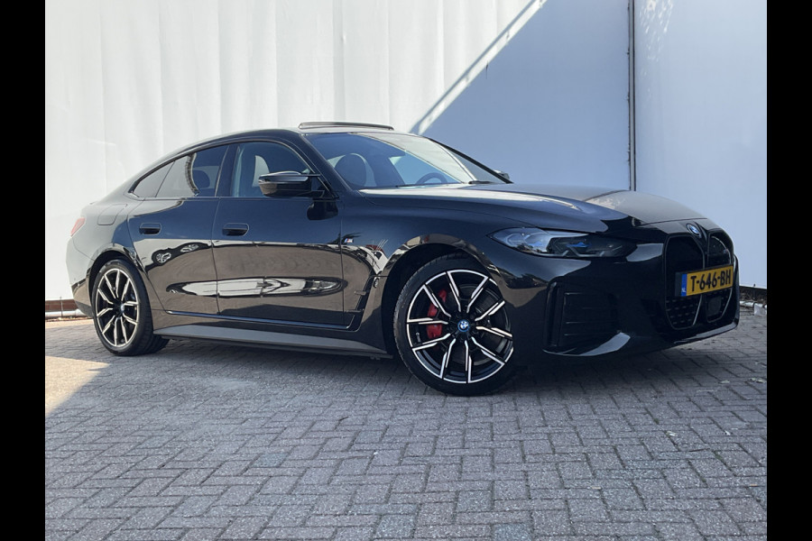 BMW i4 M50 M-Sport 84kWh 544PK sOH 95% Pano Laser HUD Harman/Kardon Elek.Trekhaak Leer BOMVOL!