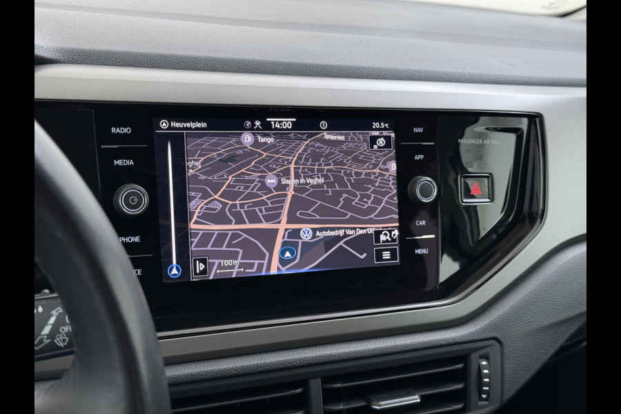 Volkswagen Polo 1.0TGI CNG 5Drs Adap.Cruise Apple Carplay Android Auto Navi Pdc Comfortline Telefoon draadloos oplaadbaar Isofix DAB Bluetooth Executive pakket Licht- en zichtpakket 1e Eigenaar Dealeronderhouden Origineel Nederlandse Auto